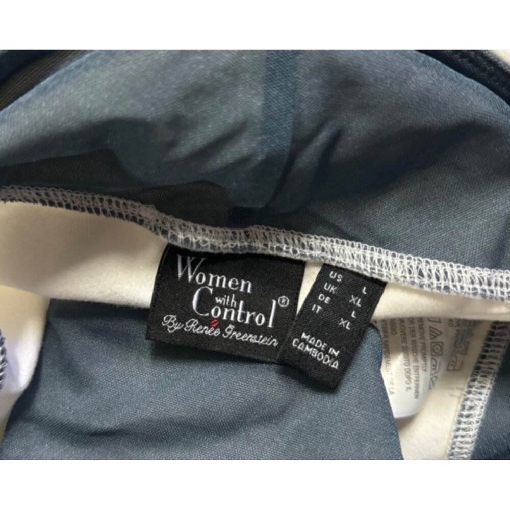 Capri Yoga Pants White Renee Greenstein Women With Control Stretch Pockets Large - Picture 8 of 8